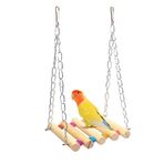 LONZIKP 1 adet kuş papağanı oyuncağı, asmak için, kuş kafesi aksesuarı, oyuncak, levrek, merdiven, çiğneme oyuncağı, muhabbet kuşları, aşk kuşları, ispinozlar ve diğer küçük evcil hayvanlar için hamak