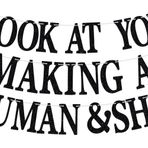 Look at You Making a Human & Sh* T Banner - Çiftler için Yeni Ebeveynler Hediyeleri, Yeni Anne ve Baba, Anneler Günü, Ebeveynler İçin En İyi Cinsiyet Gösteren Hediyeleri, Komik Bebek Duş Partisi
