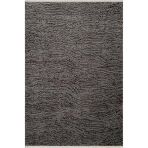 Look Black Lb005z Siyah Gri Halı Modern Desen Akrilik Yumuşak Tozuaz Salon Oturma Odası Halısı 80 X 150 Sıyah
