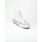 Look Life 1003 Beyaz Keten Kadın Sneaker Ayakkabı