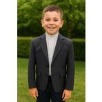 LOOKS KİDS Erkek Çocuk Klasik Siyah Blazer Ceket