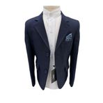 LOOKS KİDS Erkek Çocuk Spor Ekose Lacivert Blazer Ceket