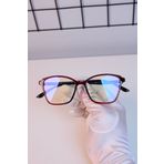 LOOKUP Mavi Işık Korumalı Ekran Gözlük Unisex Optik Uyumlu TR90 Kırılmaz Çerçeve Şeffaf Cam 53-17-140