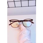 LOOKUP Mavi Işık Korumalı Ekran Gözlük Unisex Optik Uyumlu TR90 Kırılmaz Çerçeve Şeffaf Cam 53-18-140