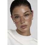 LOOKUP Mavi Işık Korumalı Kadın Gözlük Cat Eye Optik Uyumlu (Şeffaf Camı Değişebilir) 50 Ekartman