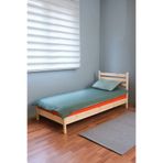 Loolpi Home Doğal Ahşap Karyola Tek Ve Çift Kişilik Tüm Ölçülerde Doğal Ahşap 150 x 200 LoolpiNM69