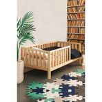 Loolpi Home – Unisex Montessori Bebek Ve Çocuk Karyolası Doğal Ahşap Yatak Bej 100 x 200 LoolpiNM104