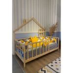 Loolpi Home – Unisex Montessori Bebek Ve Çocuk Karyolası Doğal Ahşap Yatak DOĞAL AHŞAP 100 x 200 LoolpiNM160