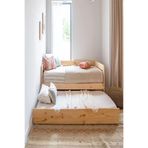 Loolpi Home Yavru Yataklı Sedir Koltuk ve Karyola Doğal Ahşap 80 x 160 LoolpiNM165