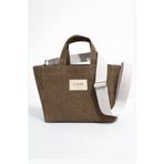 Loom Basic Mira Wax Canvas Bag Kahverengi – Bal Mumlu Kanvas Kadın Omuz Çantası
