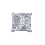 Loom & Laurel Jakarlı Dokuma Kumaş 45x43 cm İçi Dolu Kırlent (Gri)