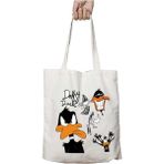 Looney Tunes Daffy Duck Iki Taraf Kalıcı Yıkanabilir Okul Plaj Omuz Bez Çanta