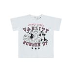 Looney Tunes Kız Çocuk Tişört 2-5 Yaş Beyaz-2-3 Yaş