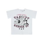 Looney Tunes Kız Çocuk Tişört 2-5 Yaş Beyaz
