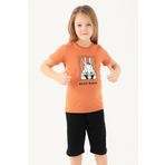 Looney Tunes L1589-2 Kehribar Kız Çocuk T-shirt
