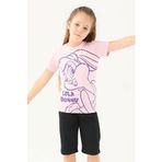 Looney Tunes L1591-2 Açık Pembe Kız Çocuk T-shirt