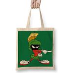 Looney Tunes Marvin The Martian Bez Çanta Uzun Saplı - Açık Bej - 40 X 40