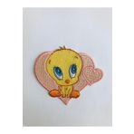 Looney Tunes Ütü Ile Yapışan Dokuma Nakışlı Arma - Patch - Yama Tweety (TİVİTİ) 1 Iron-on Motif
