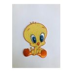 Looney Tunes Ütü Ile Yapışan Dokuma Nakışlı Arma - Patch - Yama Tweety (TİVİTİ) 2 Iron-on Motif
