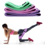 Loop Band Direnç Bandı Spor Egzersiz Aerobik Pilates Squat Lastiği Fitness Yoga 3 Lü Set - Orta Direnç
