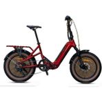 Loop Coaster 20 7 Vites Kırmızı Siyah Elektrikli Bisiklet