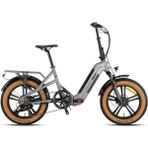 Loop Coaster Elektrikli Katlanır Fatbike Bisiklet Kolon Jant 20 Jant 2025