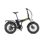 Loop Discovery Mat Siyah Neon Sarı Füme Fat Bike H.Disc 20 Jant 7 Vites Katlanır Elektrikli Bisiklet