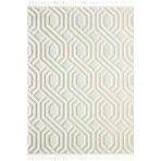 Loop Lp024w Gri Halı Dekoratif Sisal Yumuşak Bukleli Tozsuz Salon Halısı Yatak Odası Iskandinav 160 X 230 Beyaz