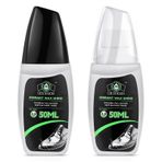 Loopeer 2 Adet Sıvı Ayakkabı Cilası 3.5 oz Ayakkabı Cilası ve Parlatıcı Çizme Cilası Çizme Parlatıcı Ayakkabı Bakımı, Deri Çizme Elbise Ayakkabıları için Sünger Üst, Siyah ve Renksiz, Siyah, Renksiz,