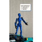 Loopify Lucky 13 Oynar Eklemli Robot Figür Oyuncak - Titan 13 - Dummy 1 Adet Mavi Siyah 14cm