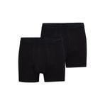 loose Fit 2'li Siyah Boxer 9626 SİYAH S