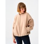Loose Fit Kadın Mont - Bej - M - L