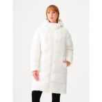 Loose Fit Kadın Mont - Beyaz - XS