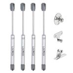 LOOTICH 150N Flap Fitting Flap Tutucu Kapak Gaz Yaylı Damper Sandıkları Mutfak Dolabı için Menteşeler Yumuşak Kapanır Kapı Menteşeleri Yumuşak Açılır 4'lü Paket