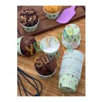L'Opaline Dondurma Desenli Mint Yeşili Muffin Kek Kalıbı 50’li 50x39