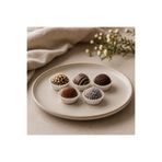 L'Opaline Mini Boy Beyaz Muffin Truff Çikolata Kek Brownie Kalıbı 30x12 Mm Takribi 33 Adet
