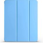 Lopard Apple iPad Air 10.9 2022 (5. Nesil) Standlı ve Kalem Bölmeli Smart Cover 1-1 Kapaklı Kılıf - Mavi