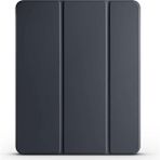 Lopard Apple Ipad Pro 12.9 2020 (4.nesil) Lopard Smart Cover Kalem Bölmeli Standlı 1-1 Kılıf - Siyah