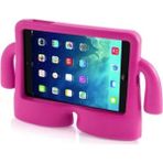 Lopard Apple iPad Pro 12.9" 2021 (5.nesil) Uyumlu Standlı Çocuklar Için Tablet Kılıfı Renkli Tutacaklı Kırmızı Turuncu Pembe - Koyu Pembe - iPad Pro 12.9 2021 (5.Nesil)