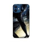 Lopard Apple iPhone 12 Mini Volve Hifi 7 Marvel Venom Spiderman Gri Desenli Kılıf ile uyumlu