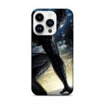 Lopard Apple iPhone 14 Pro Niss Hifi 7 Marvel Venom Spiderman Gri Desenli Kılıf ile uyumlu