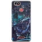 Lopard Casper Via M4 Pixel Yumuşak Kılıf Cyberpunk 17 Işıklı Şehir ile uyumlu