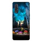Lopard Oppo Find X2 Kılıf Caliburn 11 Ninja Kablumbağalar 4K Baskılı Kılıf ile uyumlu