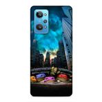 Lopard Realme Gt2 Kılıf Caliburn 11 Ninja Kablumbağalar 4K Baskılı Kılıf ile uyumlu