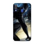 Lopard Samsung Galaxy M20 Niss Hifi 7 Marvel Venom Spiderman Gri Desenli Kılıf ile uyumlu