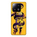 Lopard Xiaomi Mi 13T Pro Kılıf Basketbolcular 6 Kobe 24 Sarı Koruyucu Kapak ile uyumlu