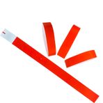 Lopau Etkinlikler için Kağıt Bileklikler, Etkinlikler için Parti Bileklikleri, Etkinlik Bilezikleri Partiler, Konserler, Spor, Fuarlar, Seyahat, Havuz Kartı için Su Geçirmez (Kırmızı Renkli)