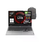 Loq 15Ahp10wz8 Aı Amd Ryzen7 250 24Gb 512Gb Rtx5060 (100Watt) Fhd 15.6 Ips 144Hz Windows 11 Home Gaming Taşınabilir Bilgisayar - Lenovo Çanta