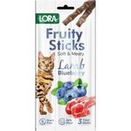 Lora 3x5 gr Kuzu Etli Yaban Mersinli Stick Kedi Ödülü