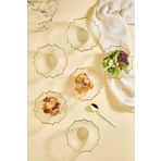 Lora Bianca Bloom 6 Parça Cam Salata/tatlı Kasesi Set